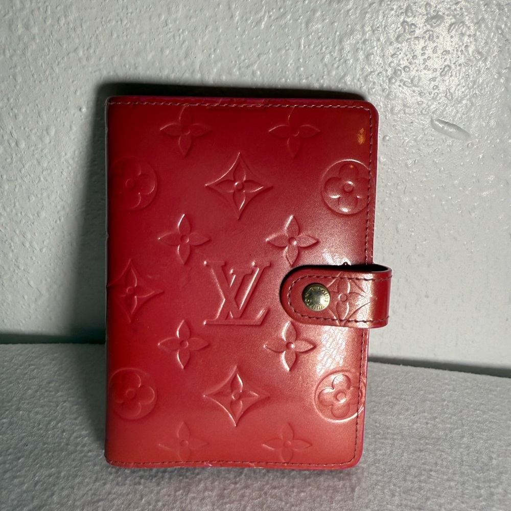 Louis Vuitton Bernis Embossed Red agenda
